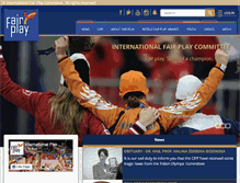 Tablet Screenshot of fairplayinternational.org